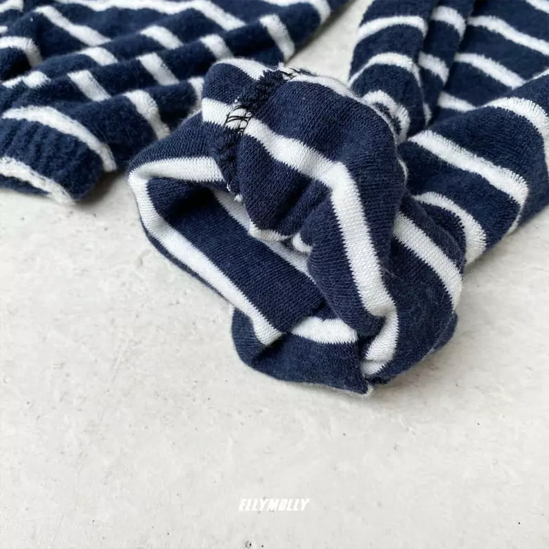 Ellymolly - Korean Children Fashion - #childofig - H Stripes Pants - 6