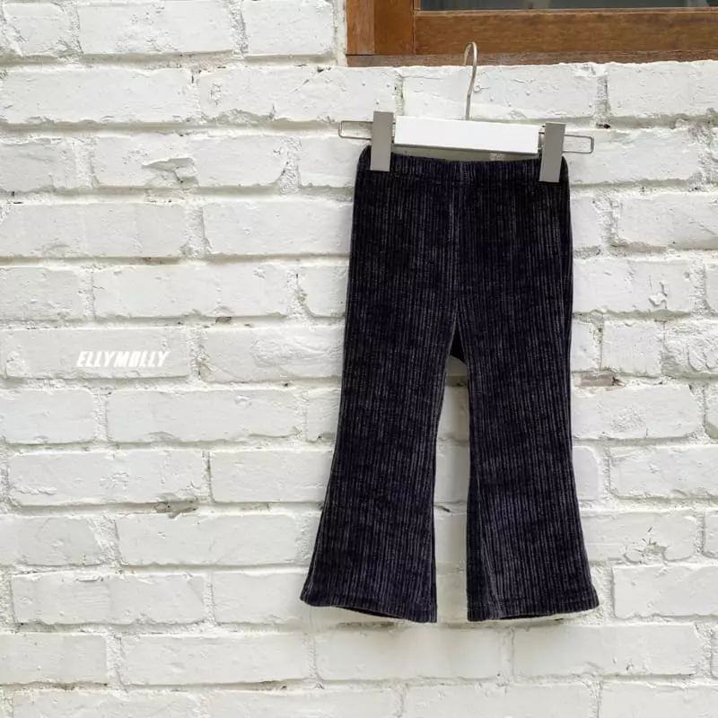 Ellymolly - Korean Children Fashion - #childofig - Rib Bootscut Pants - 3
