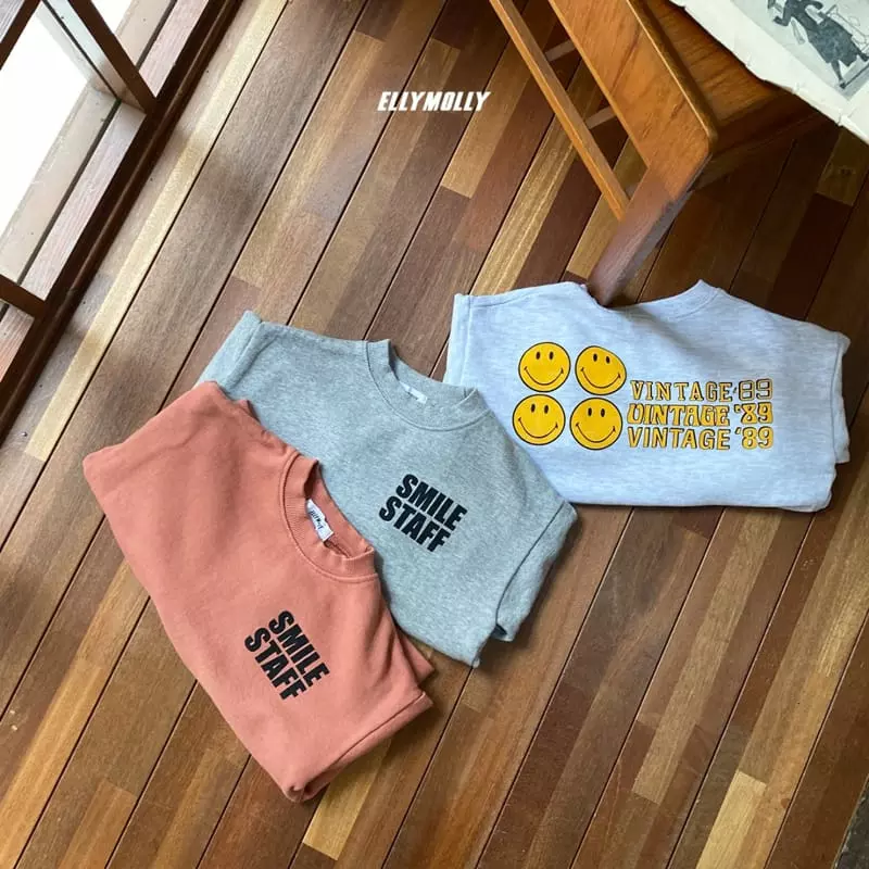 Ellymolly - Korean Children Fashion - #childrensboutique - Step Smile Sweatshirt - 11