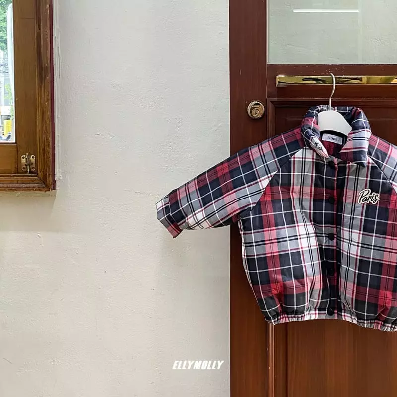 Ellymolly - Korean Children Fashion - #designkidswear - Denny Quilting Jumper - 6