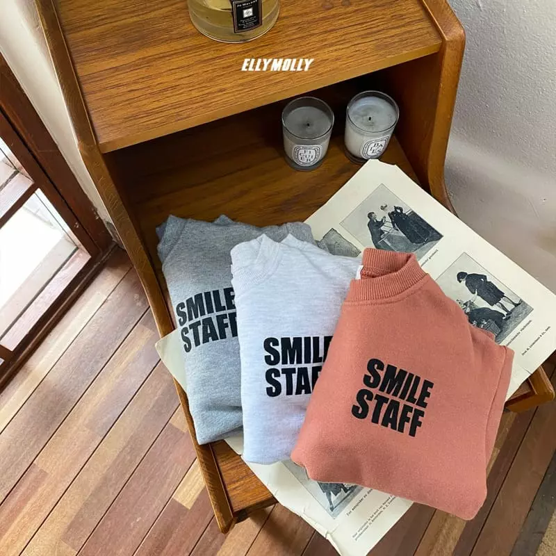 Ellymolly - Korean Children Fashion - #designkidswear - Step Smile Sweatshirt - 12