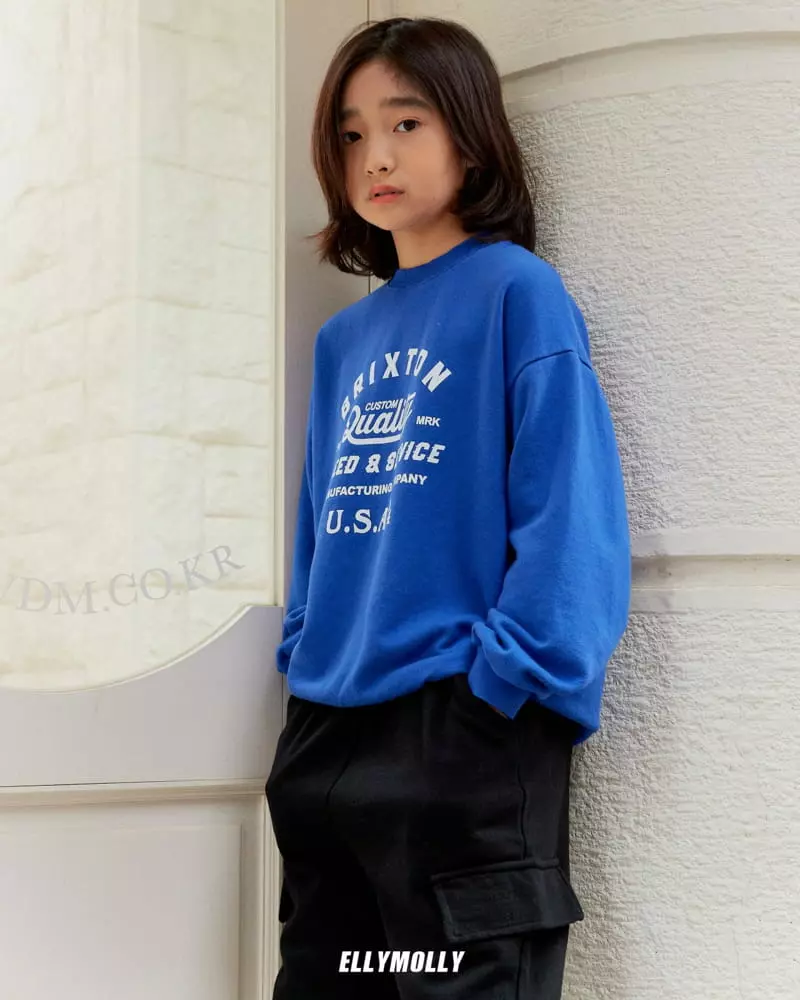 Ellymolly - Korean Children Fashion - #designkidswear - Brick Stone Sweatshirt - 10