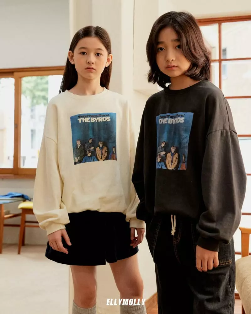 Ellymolly - Korean Children Fashion - #designkidswear - Buds Sweatshirt - 9