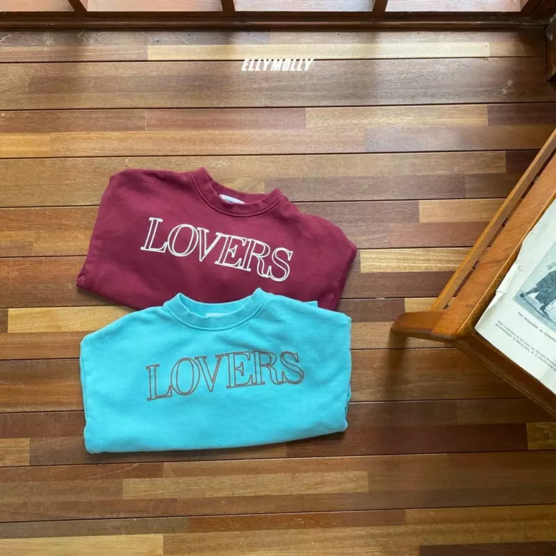 Ellymolly - Korean Children Fashion - #designkidswear - Lover Sweatshirt - 6