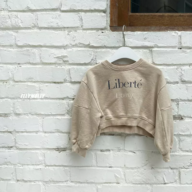 Ellymolly - Korean Children Fashion - #discoveringself - Liberty Crop Sweatshirt