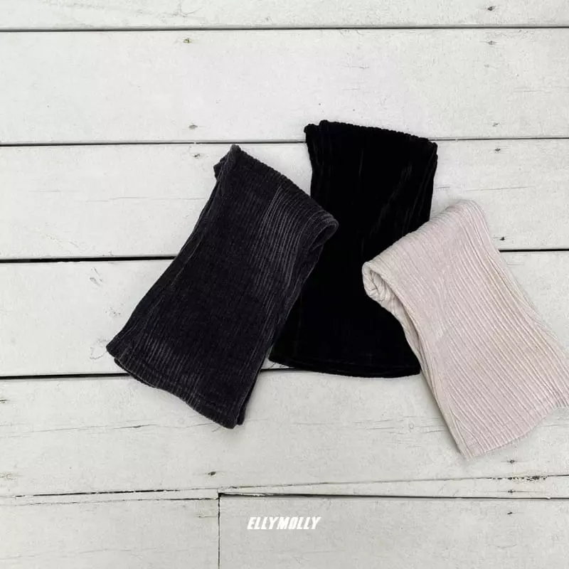 Ellymolly - Korean Children Fashion - #discoveringself - Rib Bootscut Pants - 7