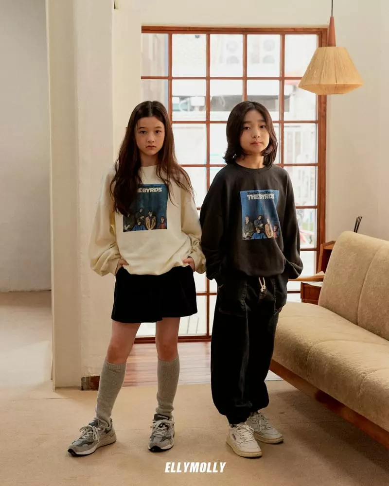 Ellymolly - Korean Children Fashion - #fashionkids - Buds Sweatshirt - 11