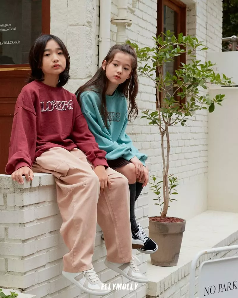 Ellymolly - Korean Children Fashion - #fashionkids - Lover Sweatshirt - 8
