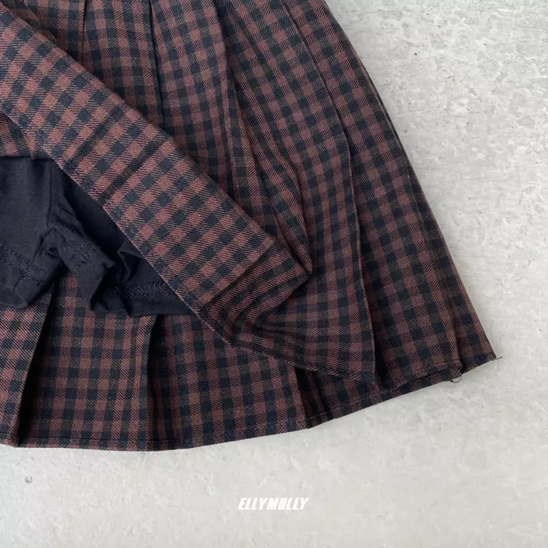 Ellymolly - Korean Children Fashion - #fashionkids - Corn Wrinkle Skirt