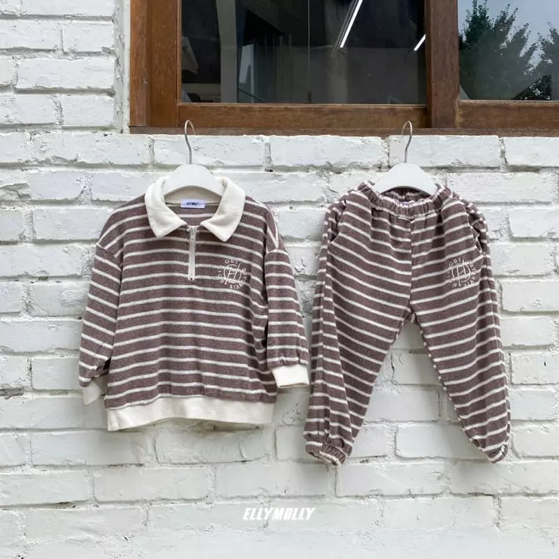 Ellymolly - Korean Children Fashion - #kidsshorts - H Stripes Pants - 11