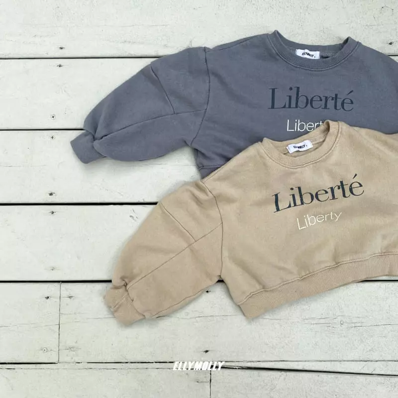 Ellymolly - Korean Children Fashion - #kidsshorts - Liberty Crop Sweatshirt - 4