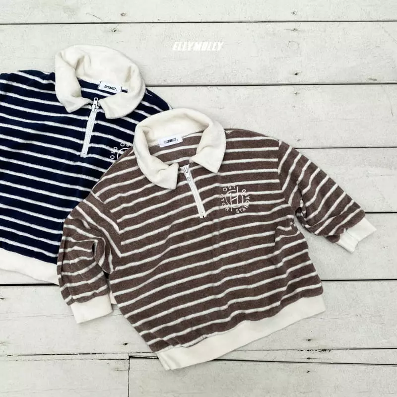 Ellymolly - Korean Children Fashion - #kidsstore - H Collar Sweatshirt - 3