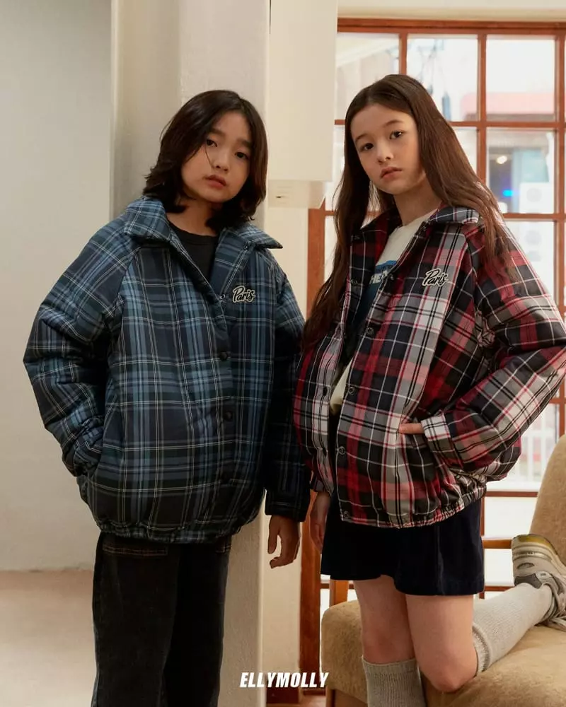 Ellymolly - Korean Children Fashion - #kidzfashiontrend - Denny Quilting Jumper - 11