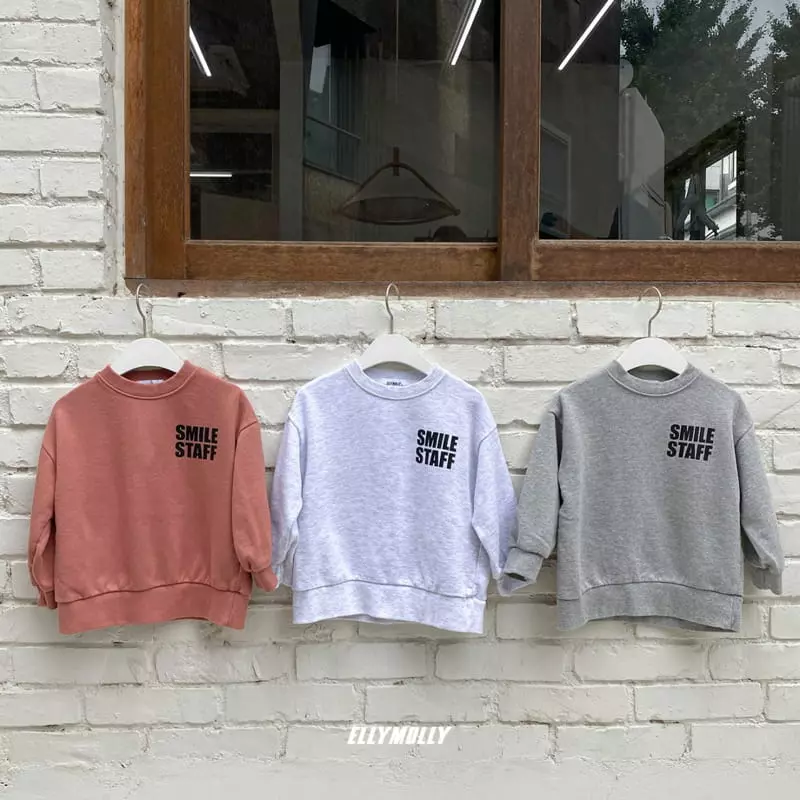 Ellymolly - Korean Children Fashion - #kidzfashiontrend - Step Smile Sweatshirt