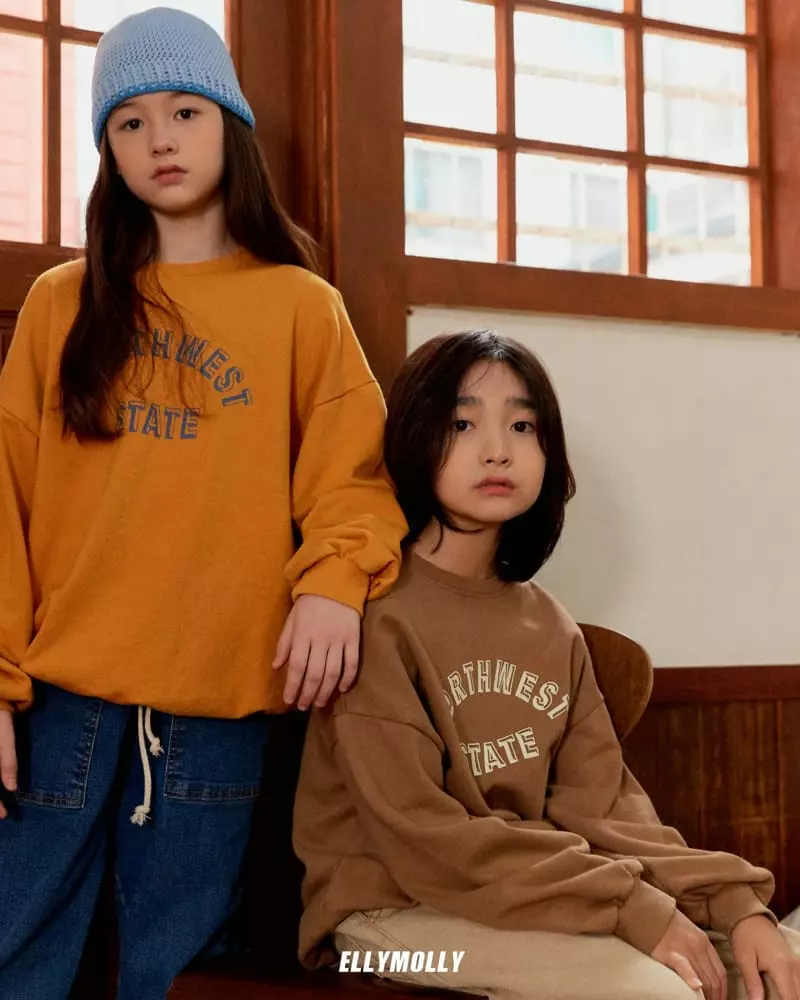 Ellymolly - Korean Children Fashion - #kidzfashiontrend - No State Sweatshirt - 9