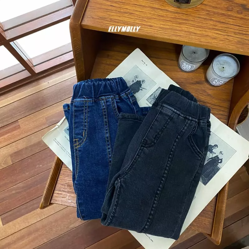 Ellymolly - Korean Children Fashion - #kidzfashiontrend - Street Straight Jeans - 8