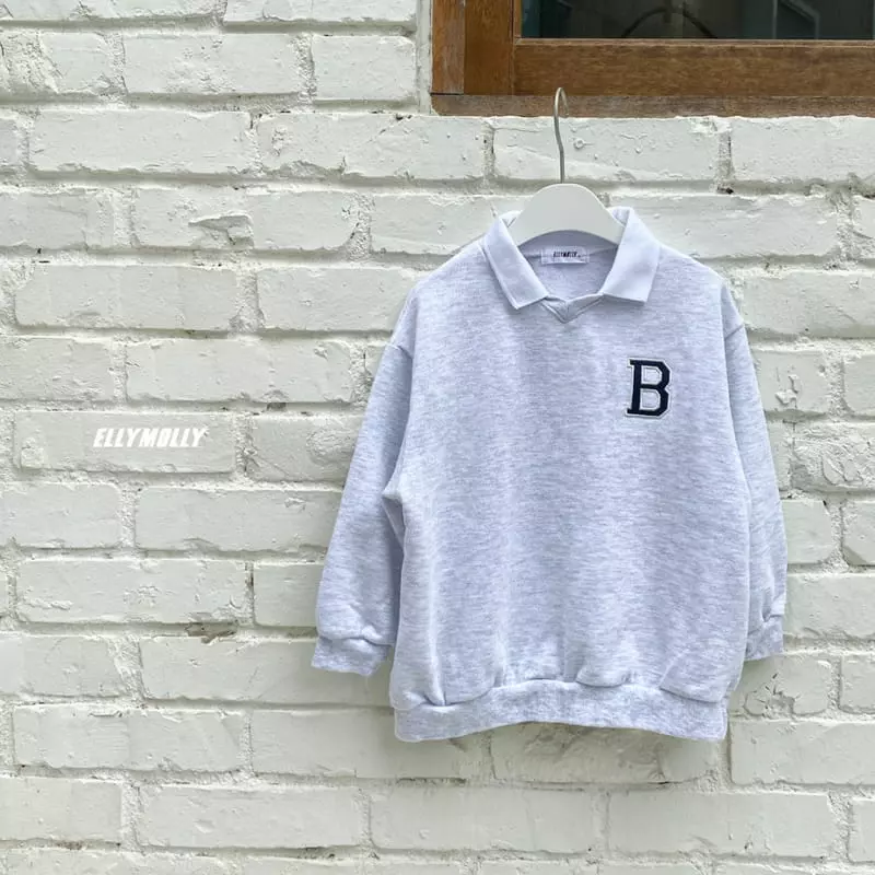 Ellymolly - Korean Children Fashion - #littlefashionista - Billy Collar Sweatshirt - 2