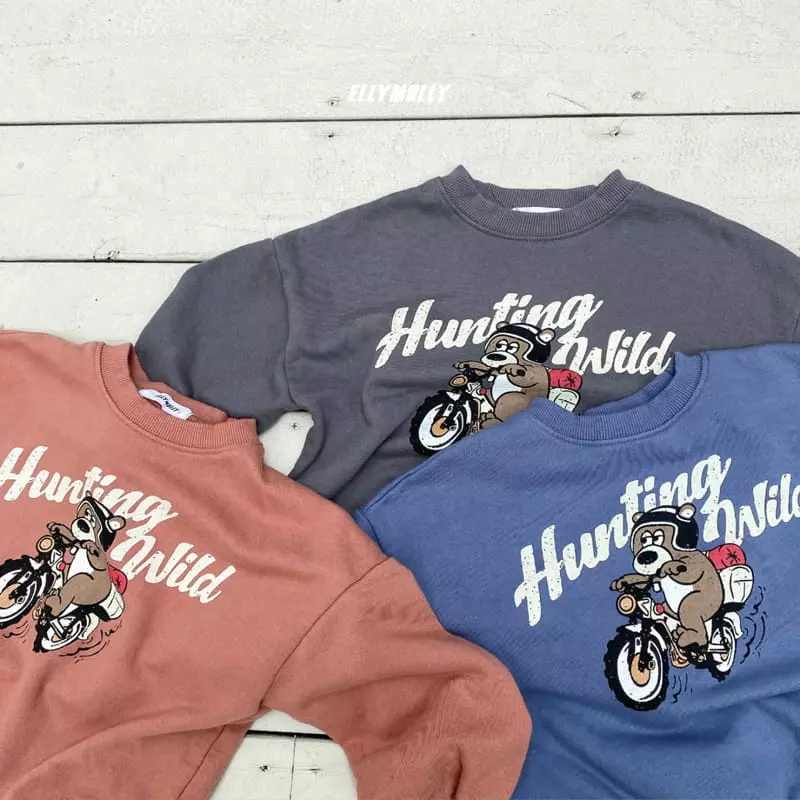 Ellymolly - Korean Children Fashion - #magicofchildhood - Wild Bear Sweatshirt - 5