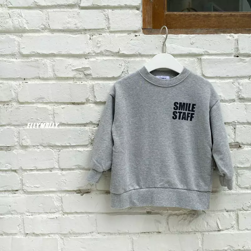 Ellymolly - Korean Children Fashion - #littlefashionista - Step Smile Sweatshirt - 4