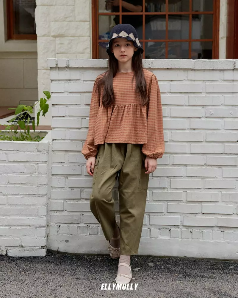 Ellymolly - Korean Children Fashion - #magicofchildhood - Hidden Shirring Blouse - 9