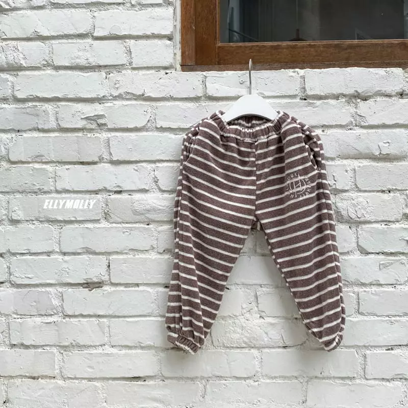 Ellymolly - Korean Children Fashion - #magicofchildhood - H Stripes Pants - 2