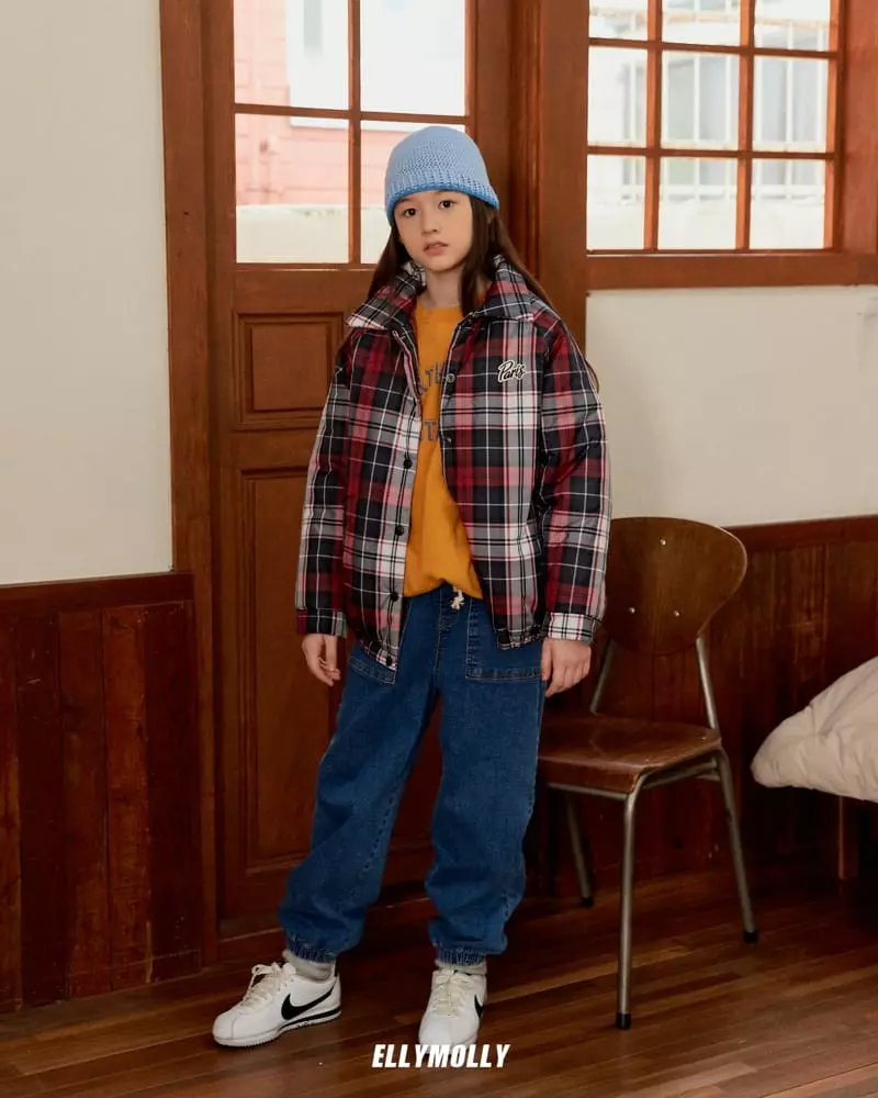 Ellymolly - Korean Children Fashion - #magicofchildhood - String Denim Pants - 12