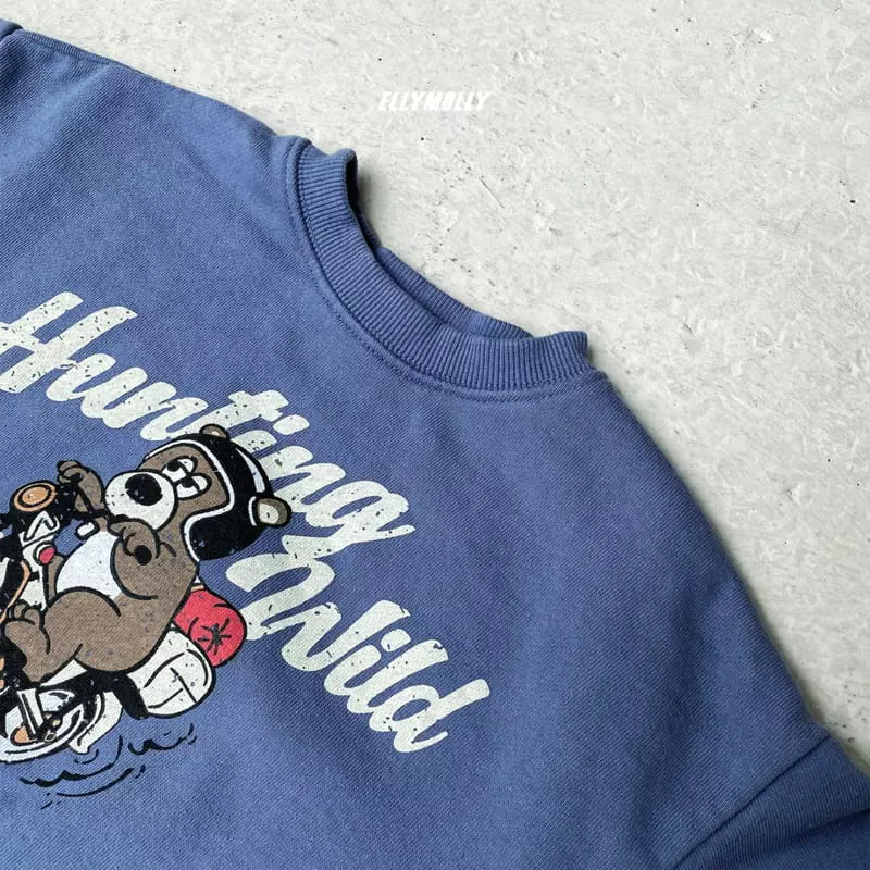 Ellymolly - Korean Children Fashion - #minifashionista - Wild Bear Sweatshirt - 6