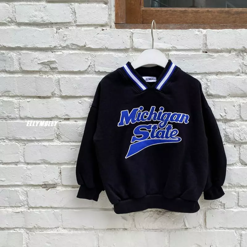 Ellymolly - Korean Children Fashion - #minifashionista - Michigan Sweatshirt