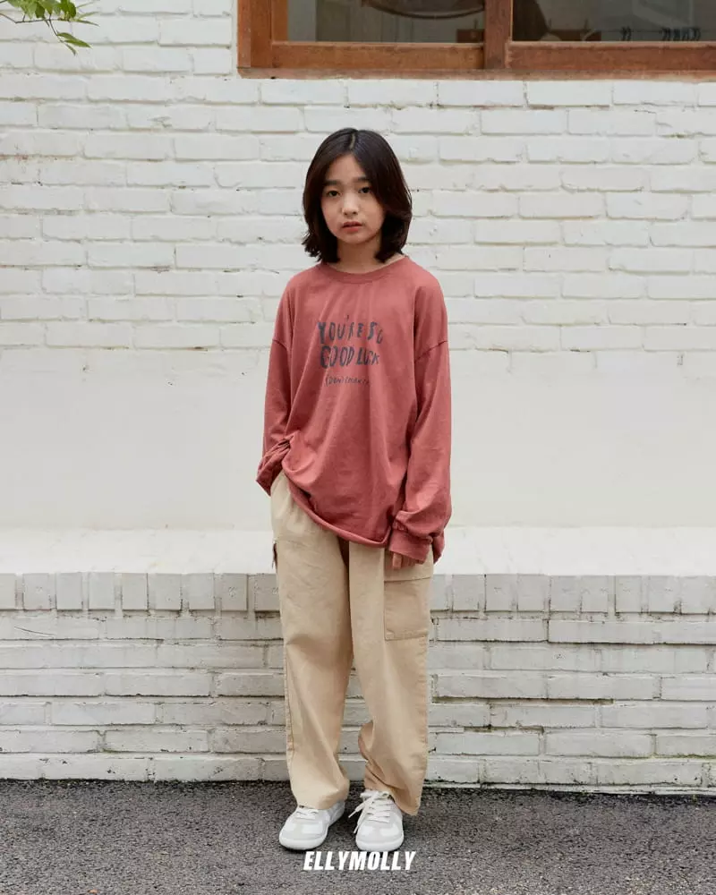 Ellymolly - Korean Children Fashion - #minifashionista - Good Luck Boxy Tee - 11