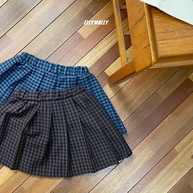 Ellymolly - Korean Children Fashion - #minifashionista - Corn Wrinkle Skirt - 8