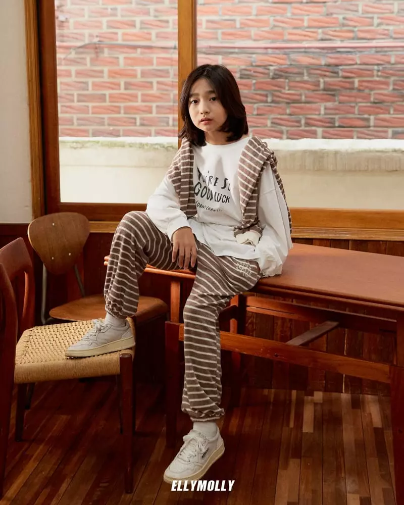 Ellymolly - Korean Children Fashion - #prettylittlegirls - Good Luck Boxy Tee - 12