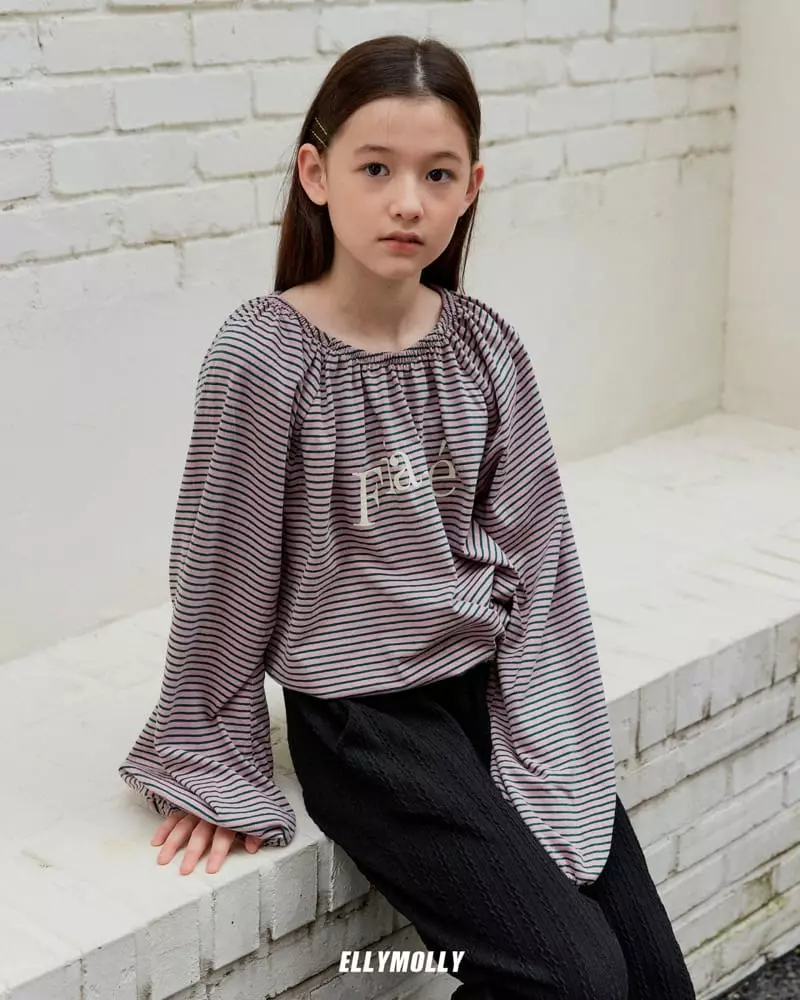 Ellymolly - Korean Children Fashion - #prettylittlegirls - Max Shirring Tee - 10
