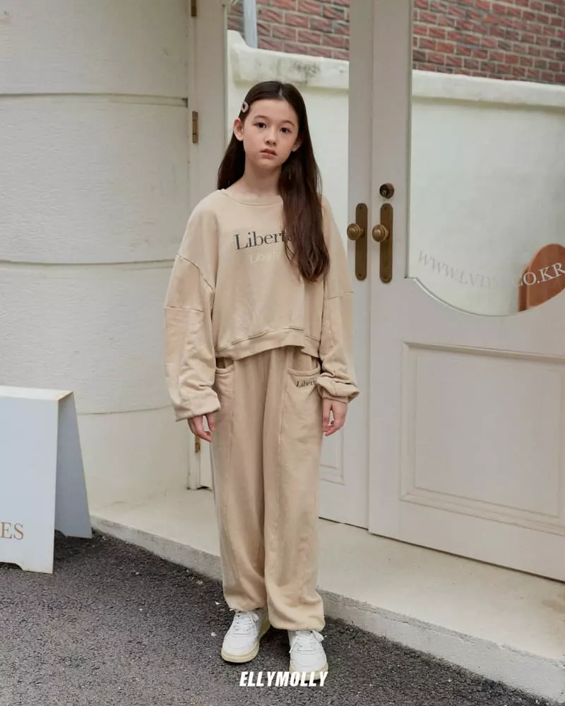 Ellymolly - Korean Children Fashion - #todddlerfashion - Liberty Crop Sweatshirt - 11