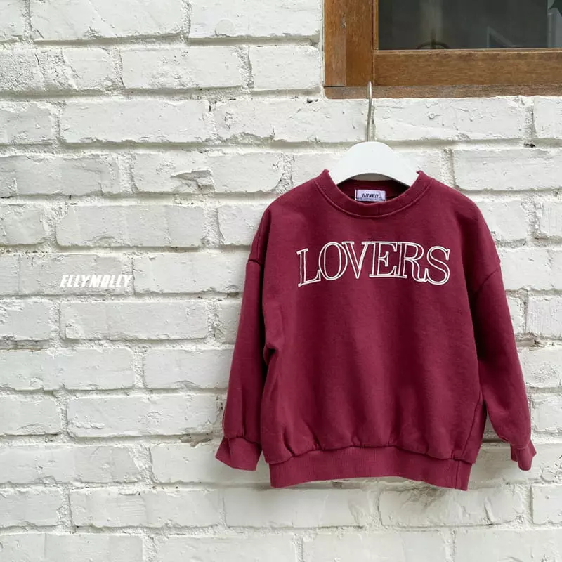 Ellymolly - Korean Children Fashion - #todddlerfashion - Lover Sweatshirt