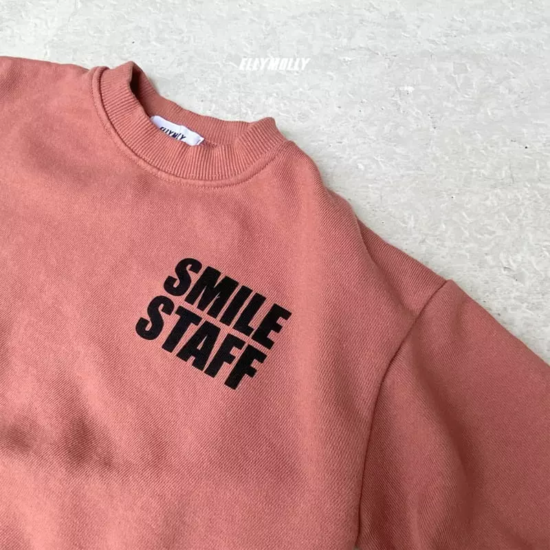 Ellymolly - Korean Children Fashion - #toddlerclothing - Step Smile Sweatshirt - 8