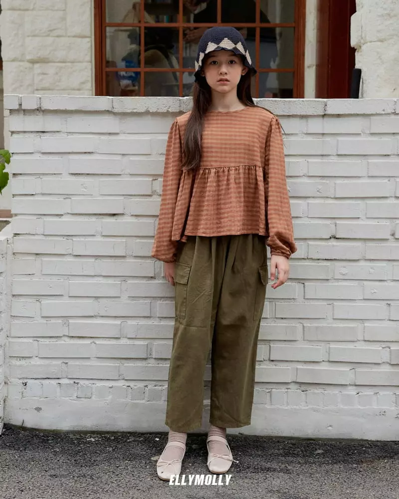 Ellymolly - Korean Children Fashion - #toddlerclothing - Joy Pintuck Pants - 11