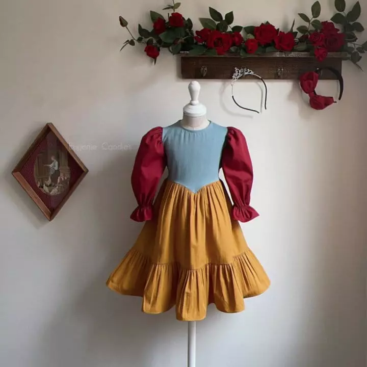 Eugenie Candies - Korean Children Fashion - #Kfashion4kids - Snow White One-piece