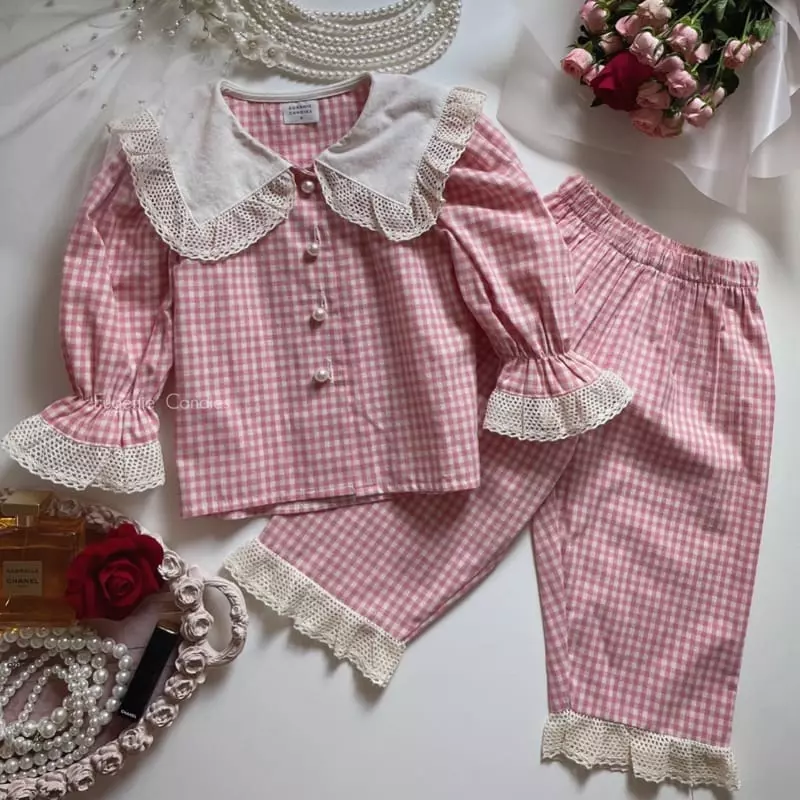Eugenie Candies - Korean Children Fashion - #kidzfashiontrend - Arty Top Bottom Set - 4
