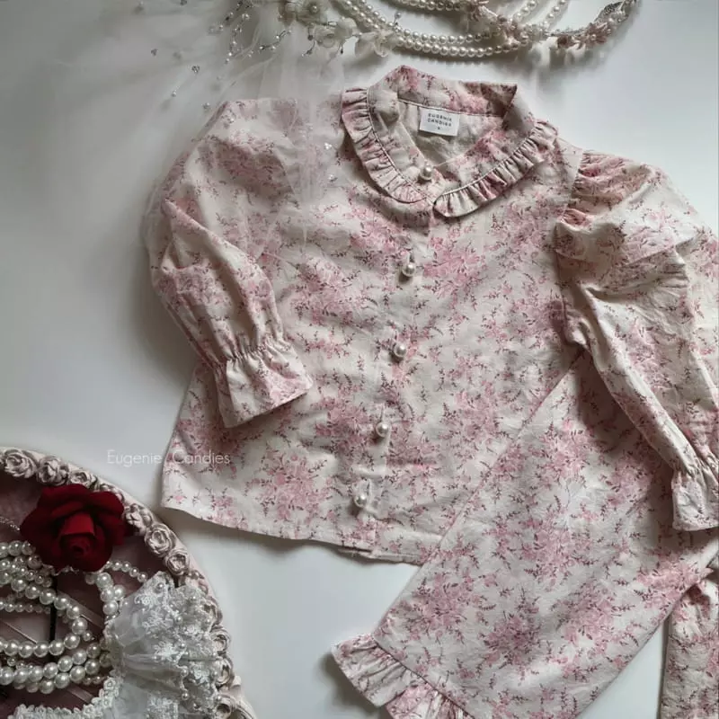 Eugenie Candies - Korean Children Fashion - #kidsstore - Beatrice Top Bottom Set - 6