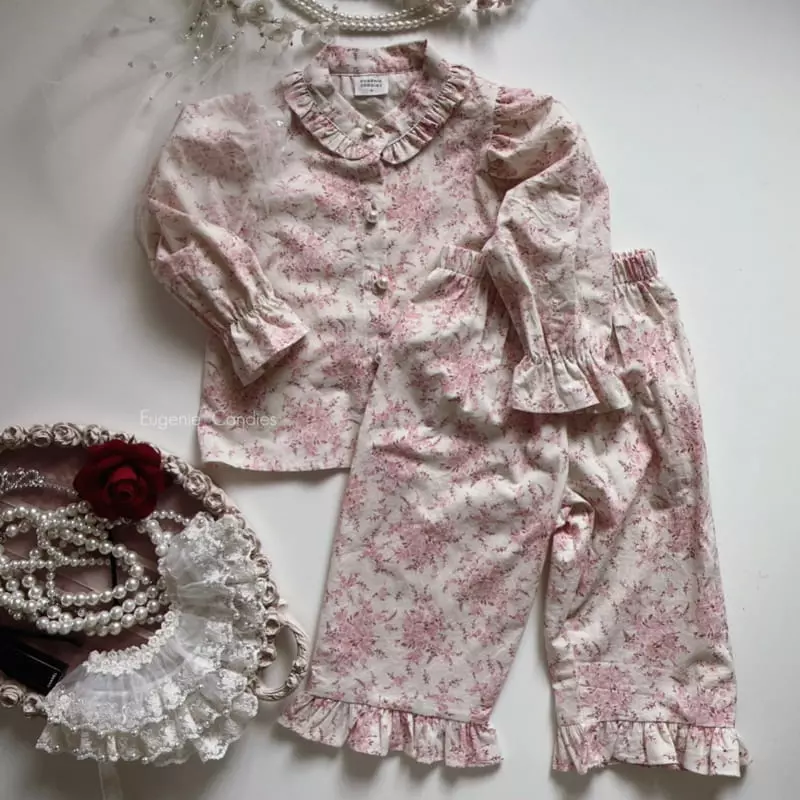 Eugenie Candies - Korean Children Fashion - #kidzfashiontrend - Beatrice Top Bottom Set - 7
