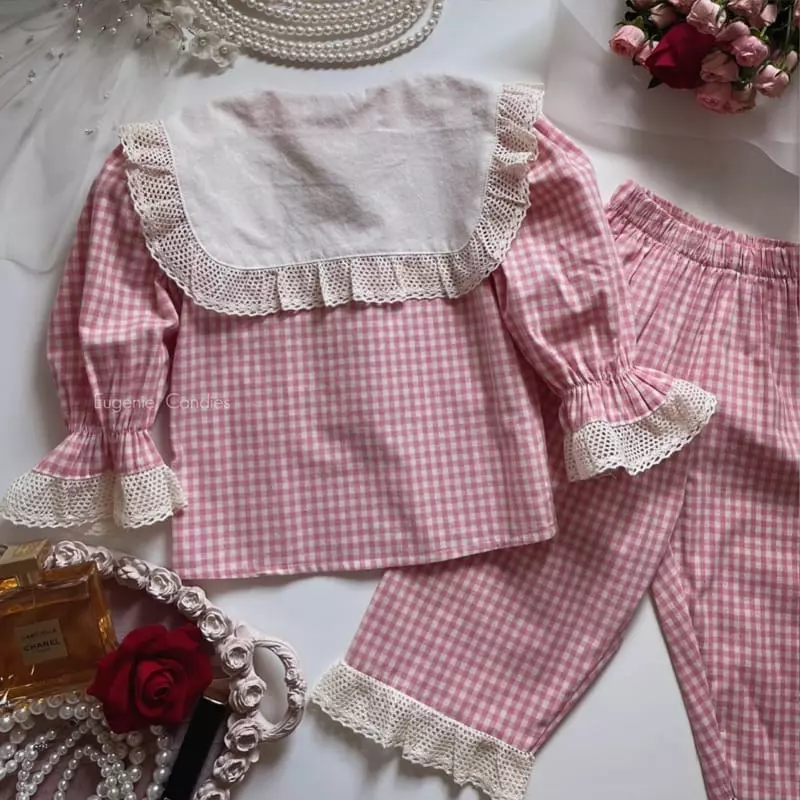 Eugenie Candies - Korean Children Fashion - #kidzfashiontrend - Arty Top Bottom Set - 3