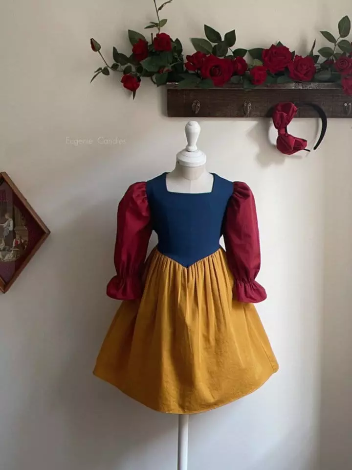 Eugenie Candies - Korean Children Fashion - #magicofchildhood - Snow White One-piece - 3