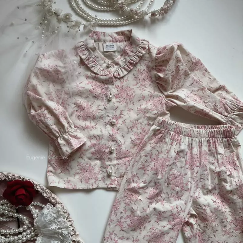 Eugenie Candies - Korean Children Fashion - #magicofchildhood - Beatrice Top Bottom Set - 10