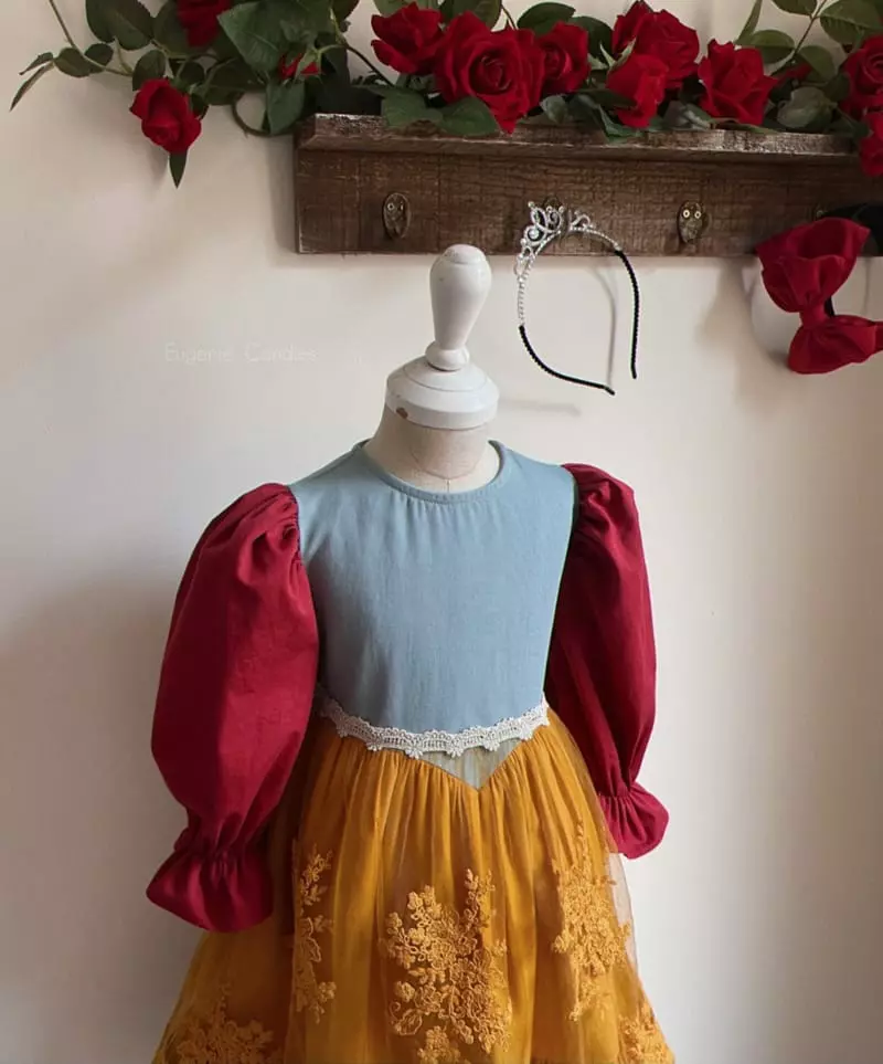 Eugenie Candies - Korean Children Fashion - #magicofchildhood - Snow White One-piece - 4