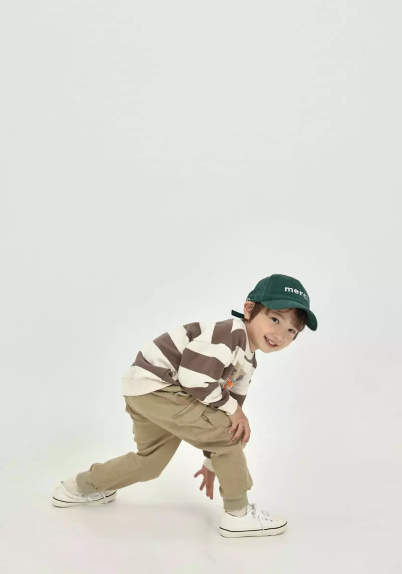 Fashion King - Korean Children Fashion - #Kfashion4kids - Robbot Stripes Sweatshirt - 5