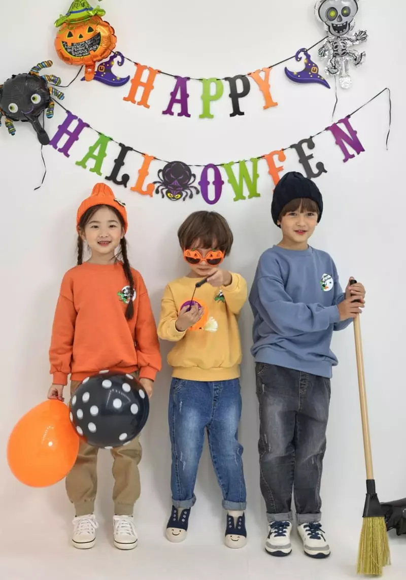Fashion King - Korean Children Fashion - #kidzfashiontrend - Halloween Sweatshirt - 4