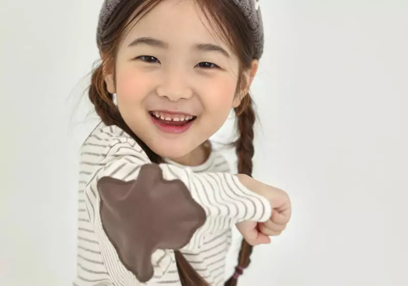 Fashion King - Korean Children Fashion - #designkidswear - Smile Stripes Tee - 10