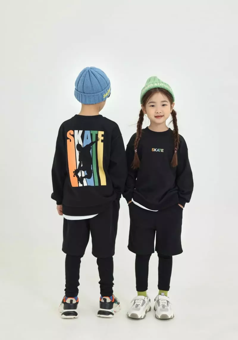 Fashion King - Korean Children Fashion - #designkidswear - Board Layerd Leggings Set