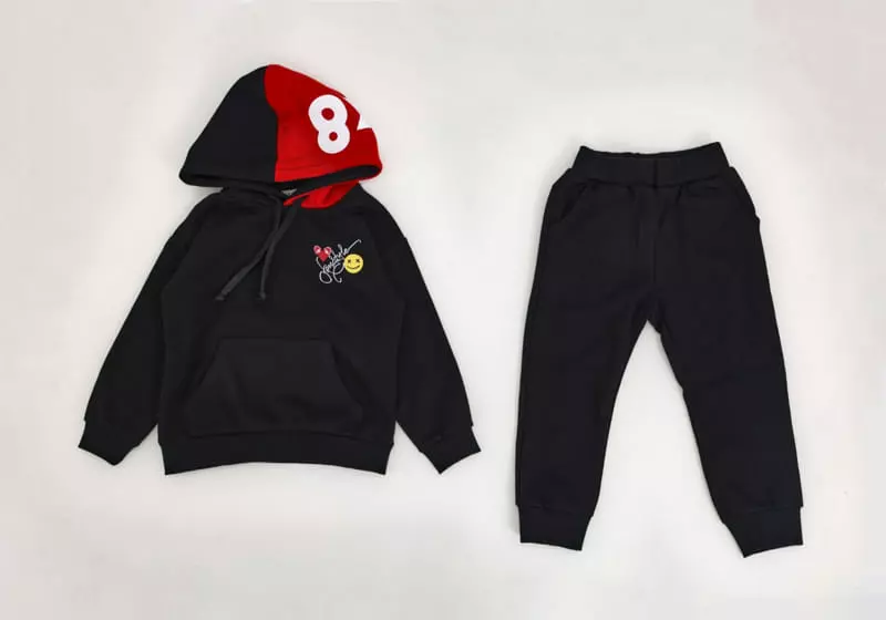 Fashion King - Korean Children Fashion - #kidsshorts - Sk Hoody Set - 10