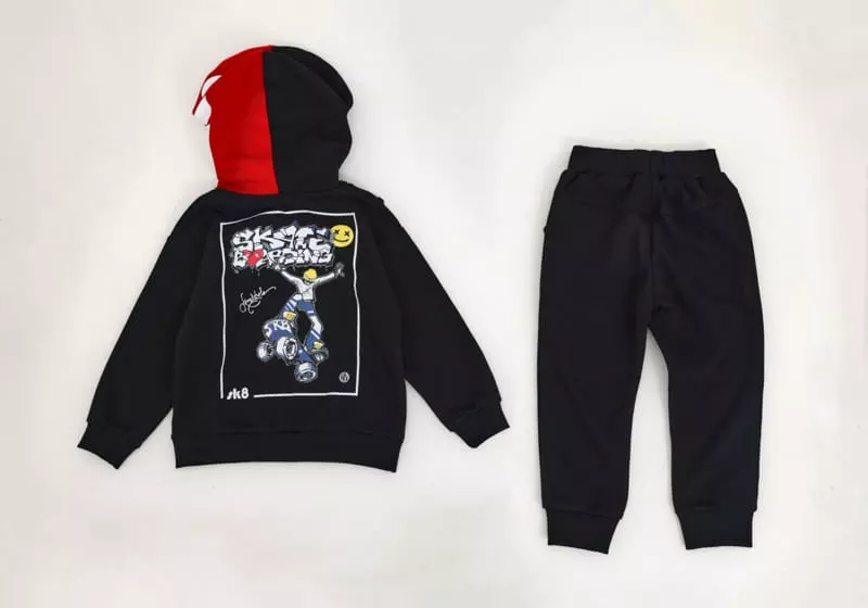 Fashion King - Korean Children Fashion - #kidsstore - Sk Hoody Set - 11